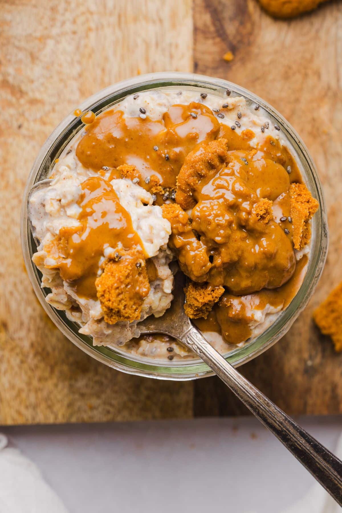 Biscoff Overnight Oats