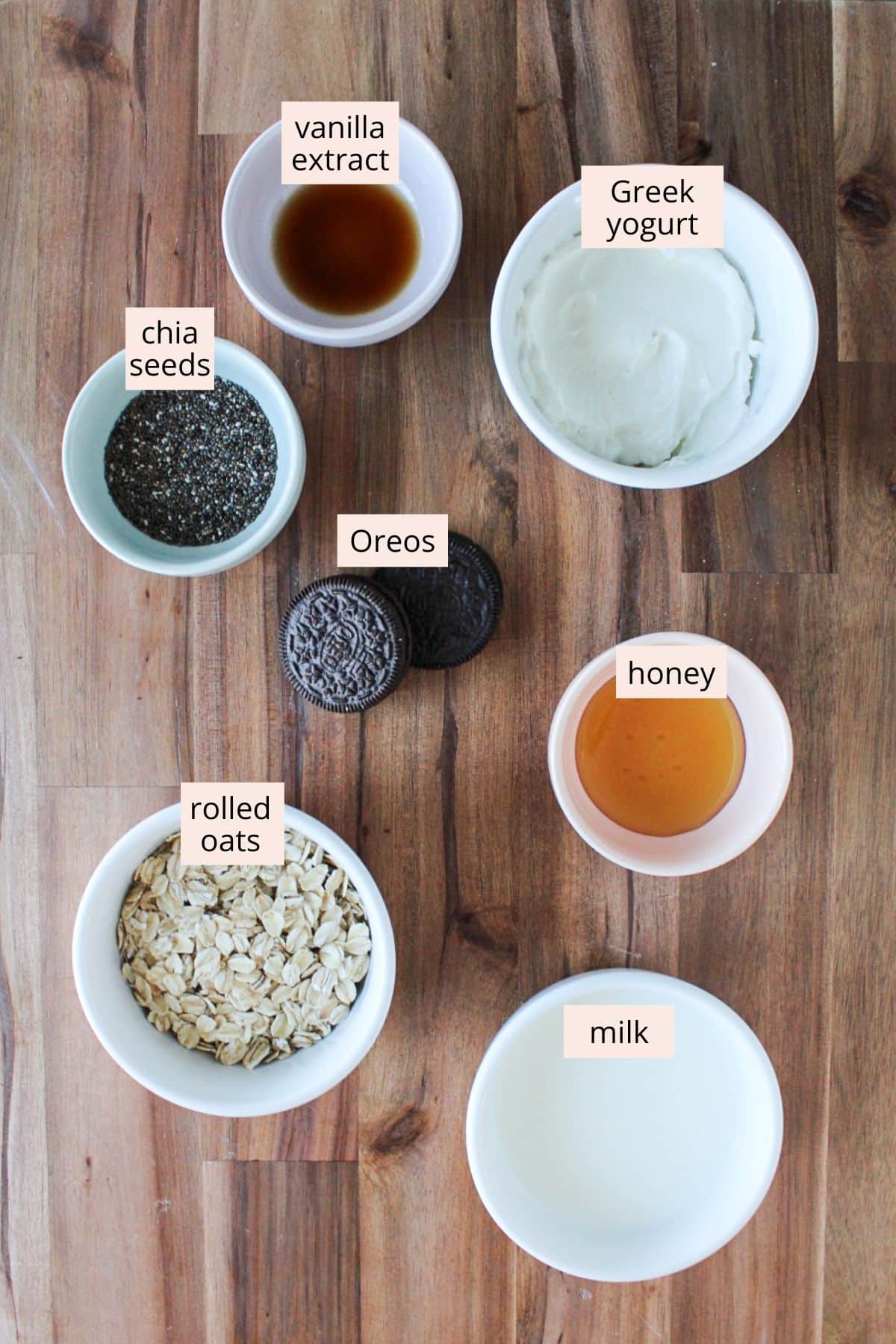 Oreo Overnight Oats (High Protein, High Fiber) Balanced Nutritionist