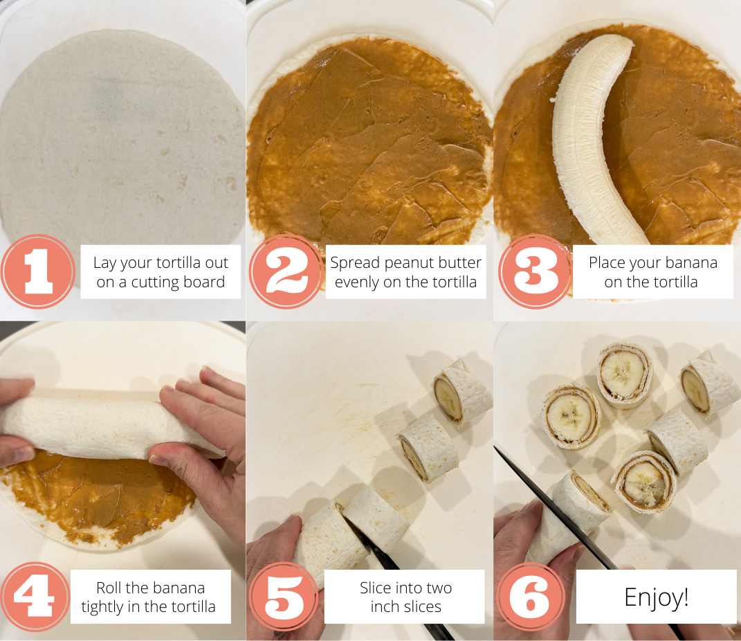 Easy Peanut Butter Tortilla Bites The Balanced Nutritionist
