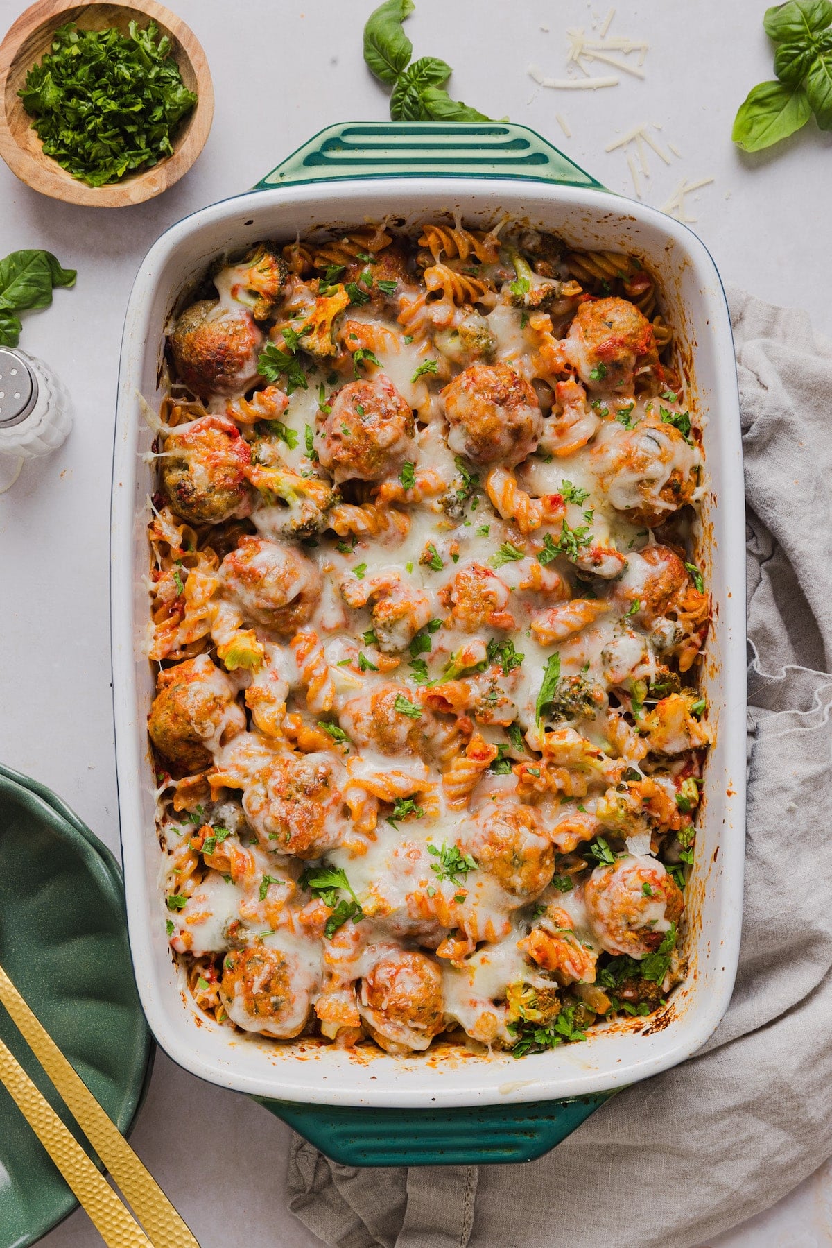Dump and Bake Meatball Casserole