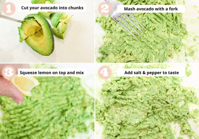 Easy Avocado Mash - The Balanced Nutritionist