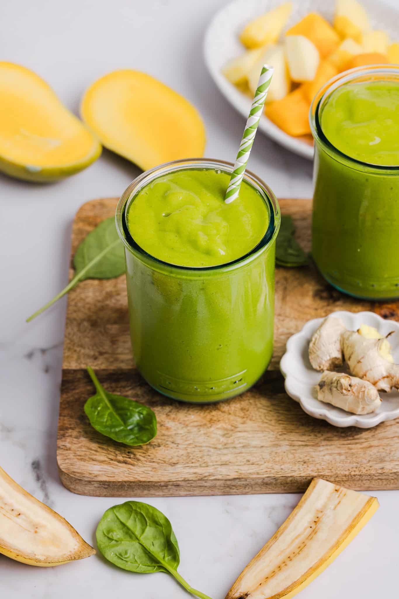 Tropical Smoothie Detox Island Green (Copycat Recipe) - The Balanced