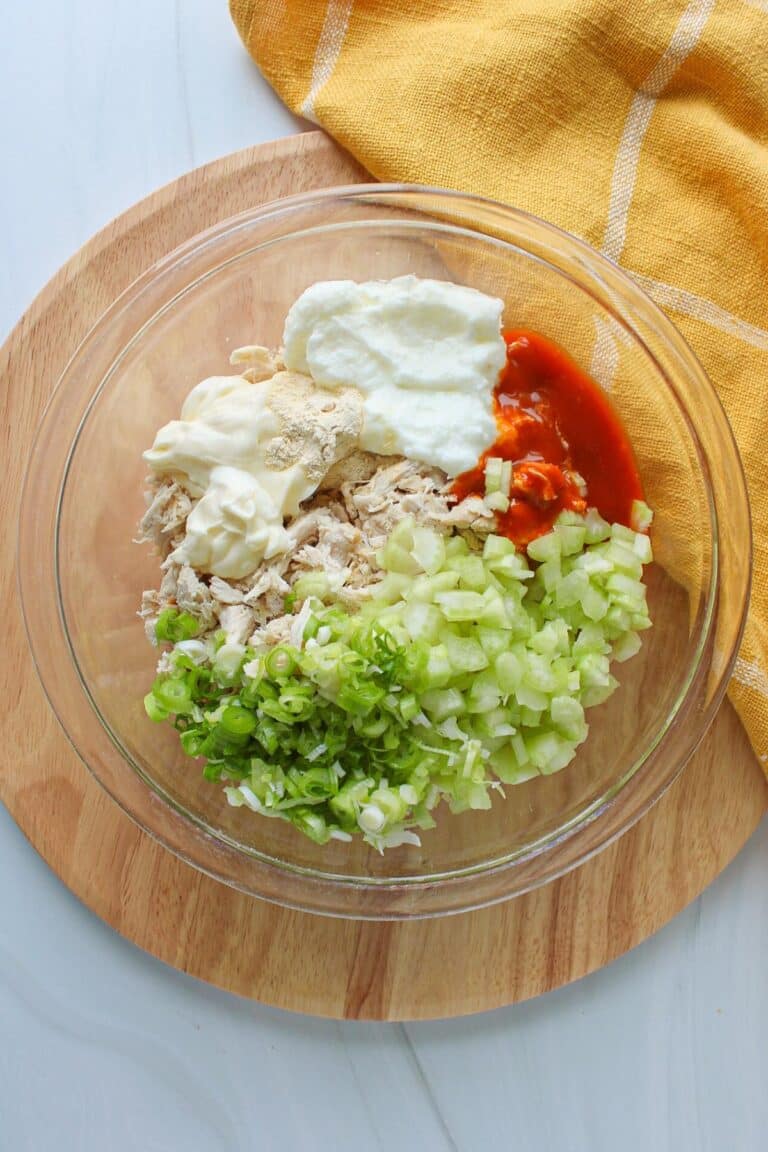 Healthy Buffalo Chicken Salad - The Balanced Nutritionist