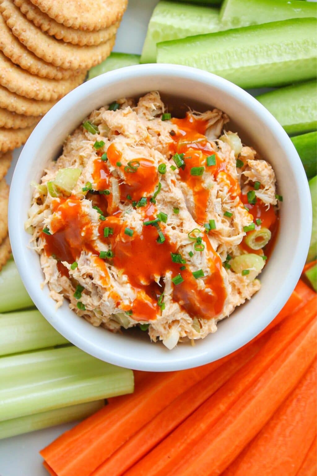 Healthy Buffalo Chicken Salad - The Balanced Nutritionist