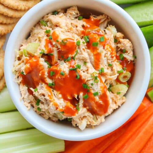 Easy Buffalo Chicken Salad Meal Prep - All the Healthy Things