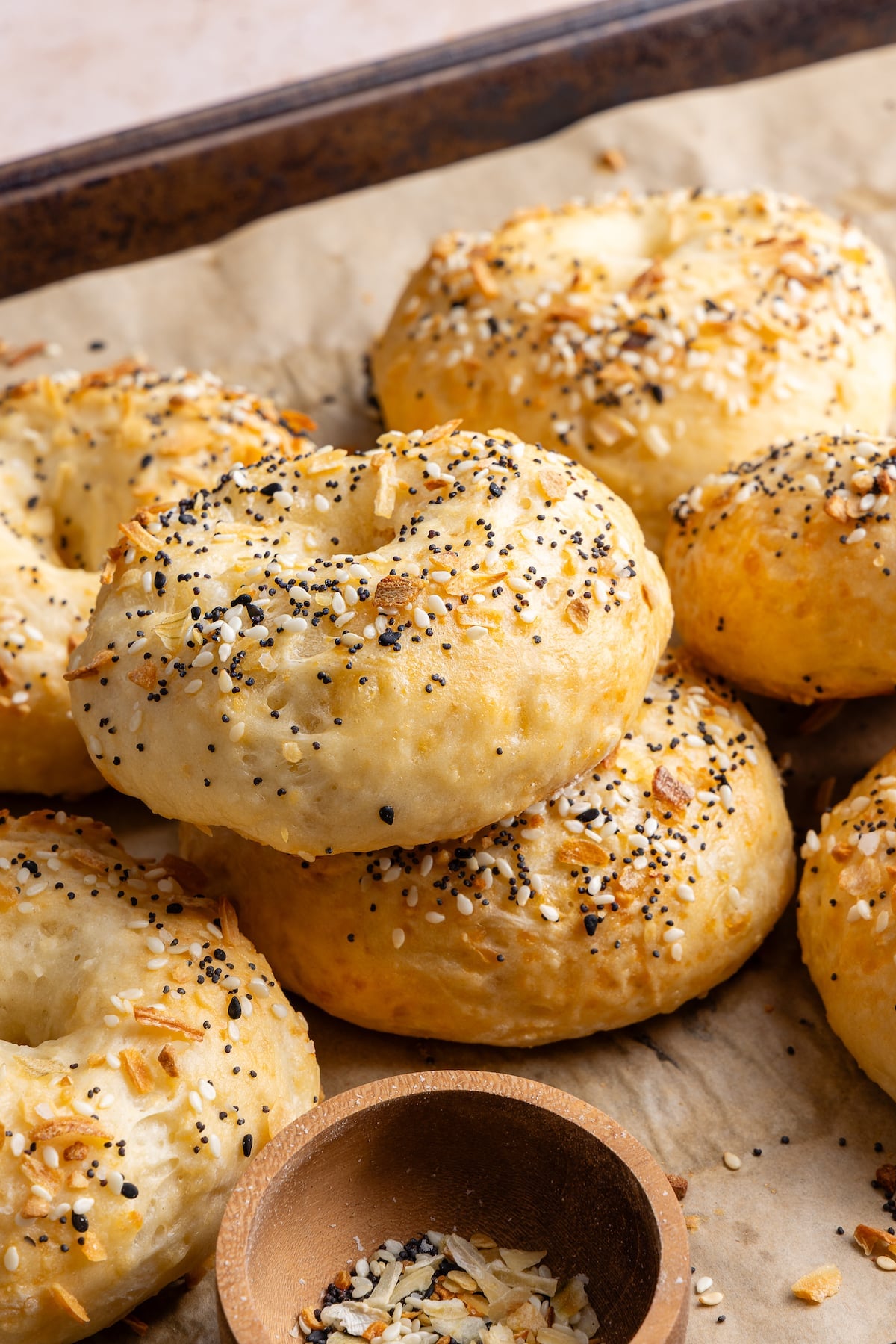 Cottage Cheese Bagels