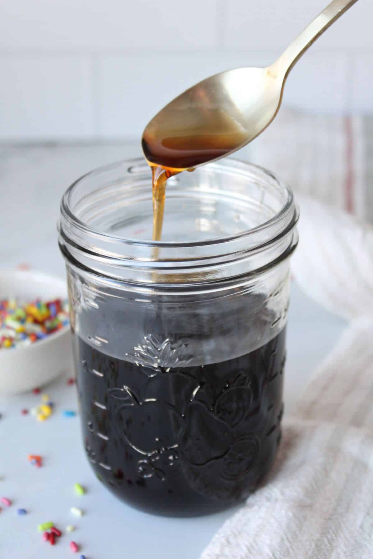 Homemade Sugar Cookie Coffee Syrup