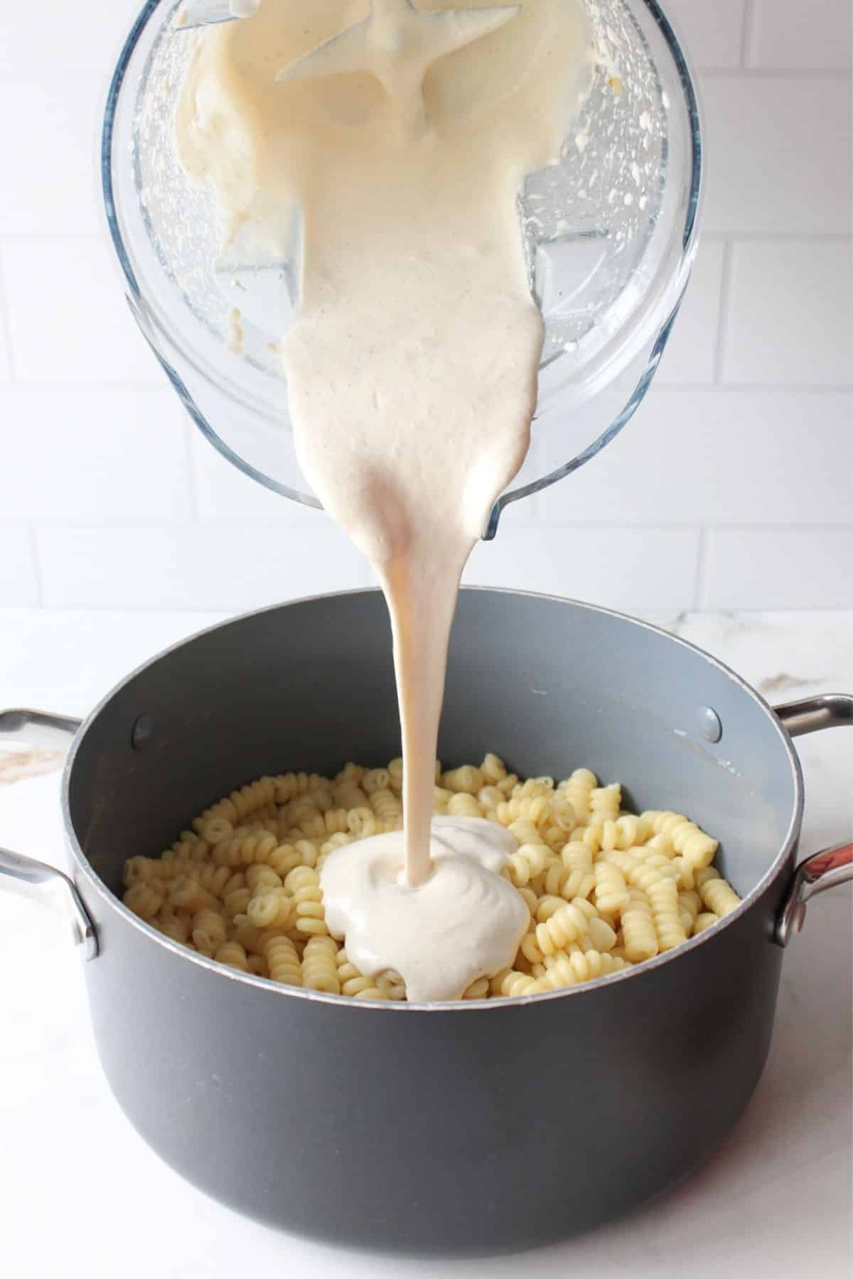 The Best Creamy Cottage Cheese Pasta Sauce (High Protein) - The