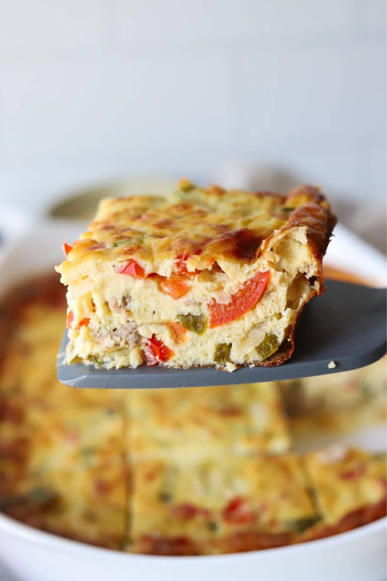 Cottage Cheese Egg Bake (High Protein!) - The Balanced Nutritionist