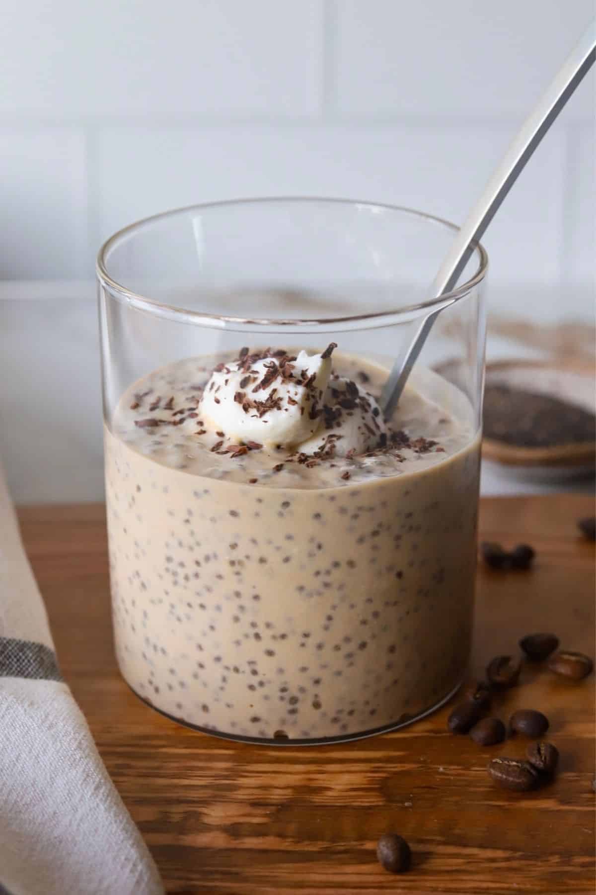 Coffee Chia Protein Pudding